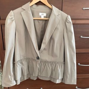 Ann Taylor Loft Blazer in stone grey